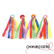 CHIHIRO11Z9D Children's Wrist Ribbon, Elastic Rope Big Match Pom Cheerleader Hand Flowers,  Multicol
