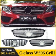 Front Radiator Grille Bumper Grill Inlet Mesh Grid For Mercedes W205 Benz C Class 2014 2015 2016 201