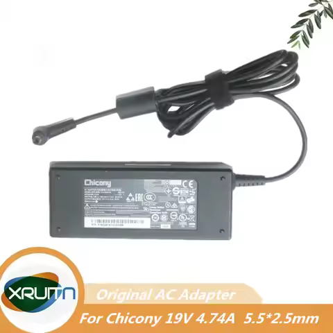 Genuine Chicony A10-090P3A 19V 4.74A 90W 5.5x2.5mm A16-090P1A AC Adapter Charger For MSI PS42 A15-09
