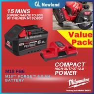 Milwaukee M18 Battery / Milwaukee M18 Forge 6.0Ah Battery (2 Year Warranty)