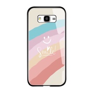 UCUC เคสโทรศัพท์เคสสำหรับ Samsung J3 2015 J3 2016ปลอกRainbow SmileรูปแบบSoft Shellเคสกันกระแทกเรียบกระจกป้องกันมือถือเคสโทรศัพท์