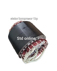 STATOR MOTOR KOMPRESOR 1HP ( khusus oilles) GULUNGAN DINAMO KOMPRESOR