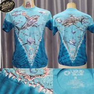 เสื้อยืด Liquid blue Sharks สินค้านำเข้า รับประกันของแท้100% by pop comics