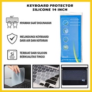 Pelindung Keyboard Silicone 14Inch Protector Keyboard Cover Laptop Silikon 14" Tipis Anti Air Debu - GP Mall