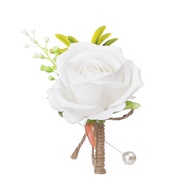 Bunga Corsage Wedding Korsase Korsage Pin Jas Pria Bunga Corsage Jas Pengantin