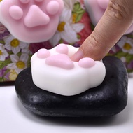 Cute Squishy Mochi Animal Stress Relief Toys Soft Tpr Squeeze Pinch Funny Toys Kawaii Cat Paws Abreact Toys For Kids Adult
