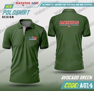 DEPED MATATAG COLORED FULL SUBLIMATION POLO SHIRT CODE:AG14/SHIRT CODE:TAG14