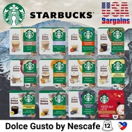 STARBUCKS DOLCE GUSTO Coffee Capsules Pods by Nescafe Compatible Dolce Gusto Machine