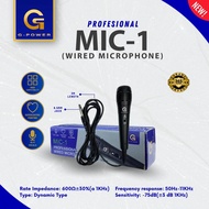 GPOWER MIC 1 original Mic kabel Microphone cable karaoke vocal audio sound mik pengeras suara MUSIK