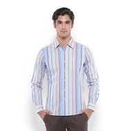 Polo Haus Men Woven Shirt (Blue Orange/Pink Green)