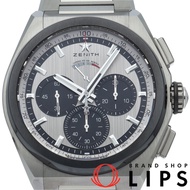 真力時 Defy El Primero 21 計時碼表 95.9005.9004/01.M9000，鈦金屬，男士腕錶，銀/黑色，成色極佳，含原廠錶盒和保固卡。 [二手]