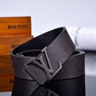 Lv New Style Double-Sided Luxury Belt Fashion Business Casual Men's Belt Trendy
