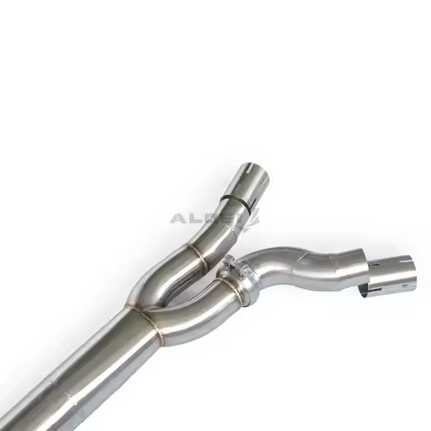Sports Car Sound Exhaust Mid Pipe, Stainless Steel Modified Exhaust Tube For BMW M2C F87 M2 Competit