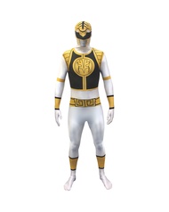 Morphsuits Power Rangers Costume (Power Rangers) - White, size: xl