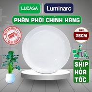 Luminarc Diwali Lines 25cm - L1666 Tempered Glass Disc | Genuine Distribution
