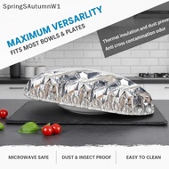 [SpringSAutumnW1] Aluminum Foil Food Covers Reusable Heat Preservation Dustproof Odor Isolation For 