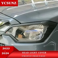 ABS Head Light Cover For Isuzu Dmax D-max 2023 2024 2025 Double Cabin Car Accessories YCSUNZ