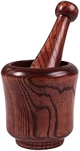 CS-YMQ Solid Wood Mortar and Pestle Grinder - for Herbs,Spices and Kitchen Usage - Handmade Mortar and Pestle Kitchen Supplies (Color : B) mortar&amp;pestle (Color : A, Size : -)