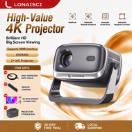 LONAISCI B12 Portable 600ANSI Mini 4K Smart Projector Featuring Auto Focus & Keystone Correction (2 
