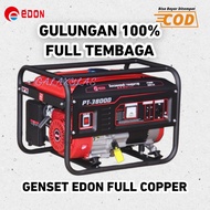 BISA COD Edon Genset Generator gasoline listrik 3000 Watt PT 3800D setara honda