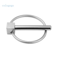 COLO Stainless Steel Linch Pin with Ring Heavy Duty Lynch Pin Fastener Durable