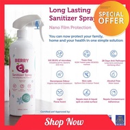 BEST SELLER Berry C Sanitizer Spray Alcohol-Free Last upto 28 Days Protection Certified by SIRIM / S