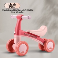 AMEITO | Learning to Walk Balance Bike for 1-3 Year Olds 4 Wheels