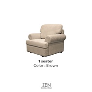 ZEN Collection ส่งฟรี กทม.ปริมณฑล! โซฟา Sofa 1 ที่นั่ง / 2 ที่นั่ง / L-Shape CLARA โซฟาหุ้มผ้าลูกฟูก