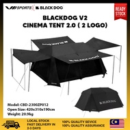 BLACKDOG Cinema Tent upgraded version 2 logo 8pole tent Bedroom Camping Equipment Thickend Rainproof
