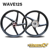 Hypertech Mags 5 Spokes 522 Super Slim Mags For Wave125 Wave125S 1.4x1.4x17 (pair) Made In Thailand