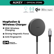 Aukey LC-MC11 MagFusion Q Qi2.2 25W Magnetic Fast Wireless Charger