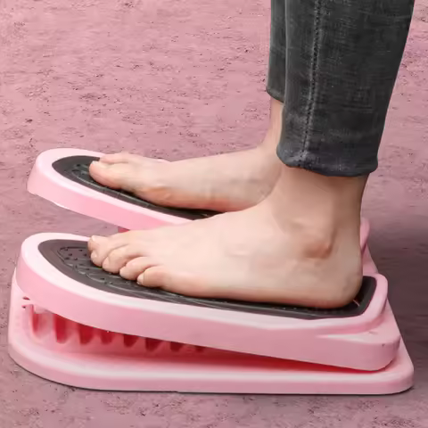 Slant Board Ankle and Foot Incline Board Adjustable Stretch Board 2 Modes Balance Board Folding for 