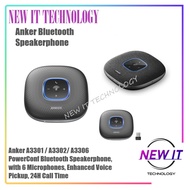 Anker A3301|A3302|A3306|A3305 S500 PowerConf Bluetooth Speakerphone,with 6 Microphones,Enhanced Voic