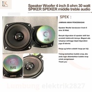 T1. Ser Woofer 4 inch 8 ohm 30 SPIKER SPEKER middle treble audio
