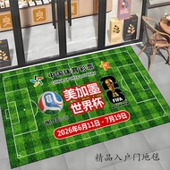 [48H Shipping] World Cup in the US, Canada, and Mexico floor mats for sports stores, dirt-resistant 