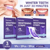 Pita Pembersih Noda Gigi Profesional Warna Ungu 7pcs – Formula Lembut |     Gliserin & Propilena Gli