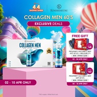 [60 Bottles] Kinohimitsu Collagen Men 5300mg Beauty Supplement 50ml - Oil Control & Scar Healing