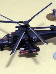 Ready Stock F-toys 1/144 Helicopter 3 ka50 Black Hawk UH60/V22 Osprey Hawk/AS365 Dolphin Model Ready