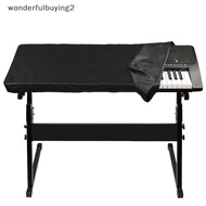 wonderfulbuying2 Black keyboard cover hood bag Dust cover 61/88 piano keyboard
 wonderfulbuying2