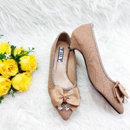 Gemilangshoes high heels TMT 766 (new model) imported women's egg heel shoes