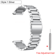 18mm 20mm 22mm Stainless Steel Watch Band For Garmin Venu 2 2S Plus Smart Watch Bracelet Garmin Vivoactive 3 4 4S Metal Strap