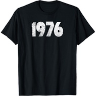 Men's cotton T-shirt 1976 Design - Born in the 70s Distressed 1976 Birthday T-Shirt