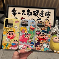 For Redmi Note 14 12 9s 13 9 11 Pro Max 14C A5 13X Poco C71 Crayon Shinchan 2 in 1 Case GDK038A