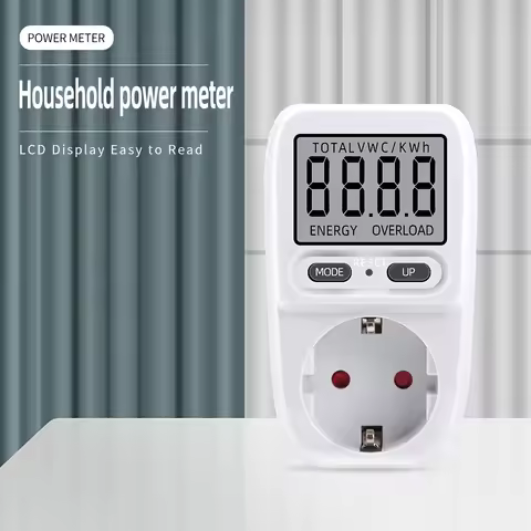 Electricity Power Meter Wattmeter LCD Energy Meter Billing Socket Electric Tester Measuring Outlet P