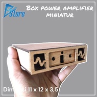 BOX POWER AMPLIFIER MINIATUR CNC SEMI MERANTI