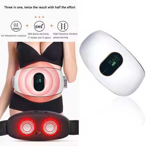 Professional Rechargeable Waist Slimming Belt Fitness Massager Weight Loss Body Shaping Constipation