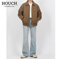 HOUCH COD Men's Boot Cut Jeans Slim Fit Straight Cut Baggy Jeans