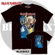 BLAXROXX® | Iron Maiden® | [IRM005] | เสื้อยืดคอกลม แขนสั้น | สกรีนลายคมชัด ไม่หลุดลอก | Cotton100%