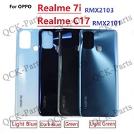 Back Cover Housing Case For Realme 7i RMX2103 C17 Lens Frame Middle Frame With Side Button