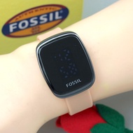 Jam Tangan Fosil Fashion Wanita Touch Screen Tali Ruber Jam Tangan Cewek Terbaru dan Trendi 2023 Jam